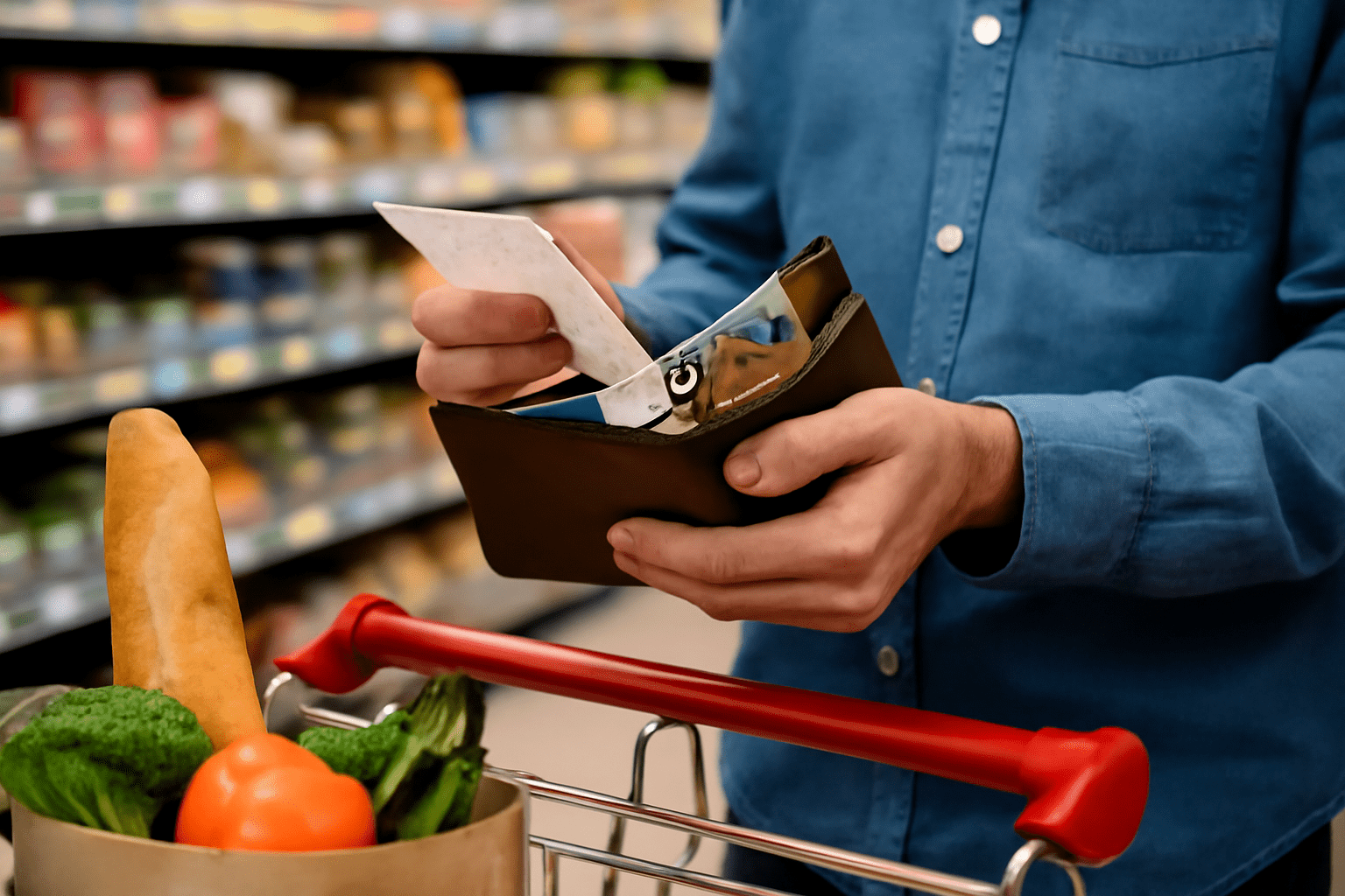 Ακρίβεια και Κόστος Ζωής: Γιατί δεν «βγαίνει» ο μήνας και τι αλλάζει στην καθημερινότητα Ακρίβεια και κόστος ζωής: Σούπερ μάρκετ με αυξημένες τιμές και ένα καλάθι γεμάτο βασικά αγαθά, αποτυπώνοντας τις πιέσεις του πληθωρισμού στην καθημερινότητα.