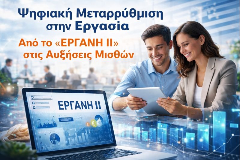 Η Ψηφιακή Μεταρρύθμιση στην Εργασία: Από το «ΕΡΓΑΝΗ ΙΙ» στις Αυξήσεις Μισθών