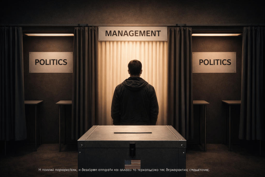 Τι μένει όταν η πολιτική γίνεται διαχείριση