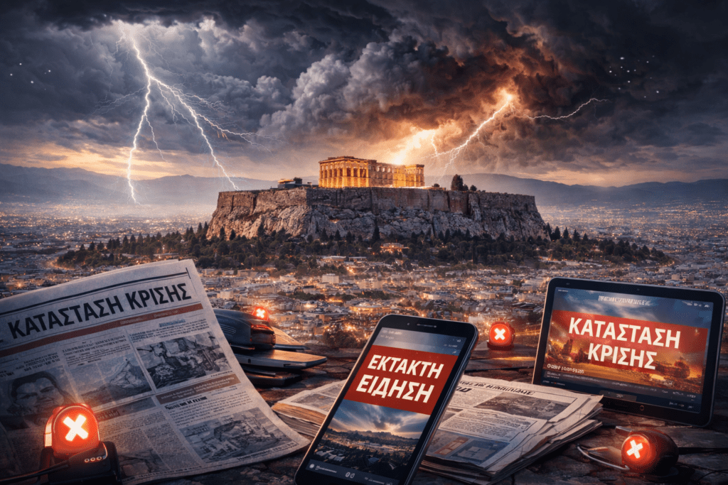 Γιατί η ελληνική επικαιρότητα μοιάζει να κινείται συνεχώς σε κατάσταση κρίσης