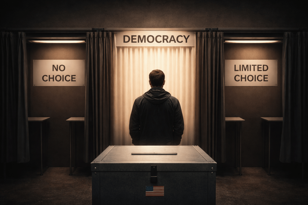 Όταν η δημοκρατία λειτουργεί χωρίς πραγματικές επιλογές