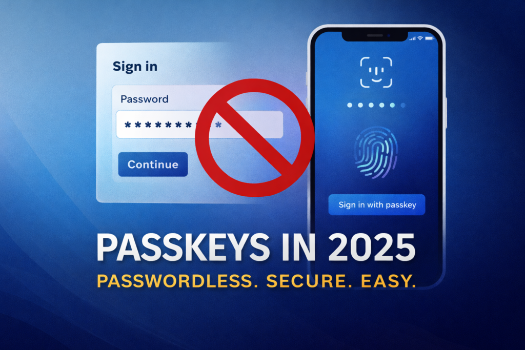 Passkeys Are Here: End Passwords in 2025 and Secure Your Accounts in Minutes