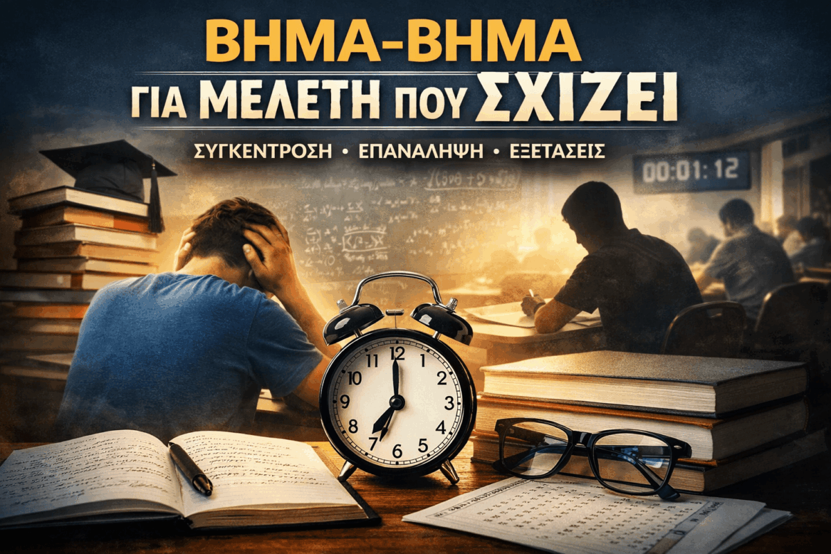 Ο πλήρης οδηγός μελέτης για μαθητές: πώς να διαβάζουν αποτελεσματικά χωρίς άγχος (για γονείς και εκπαιδευτικούς)