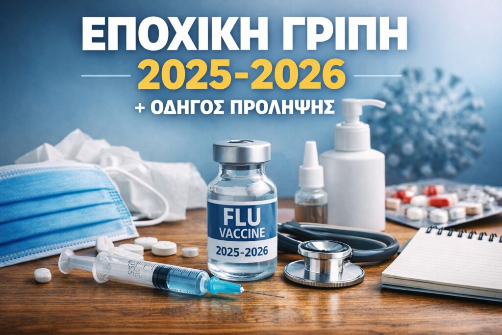 Εποχική γρίπη 2025–2026: τι λέει ο ΕΟΔΥ + πρακτικός οδηγός πρόληψης