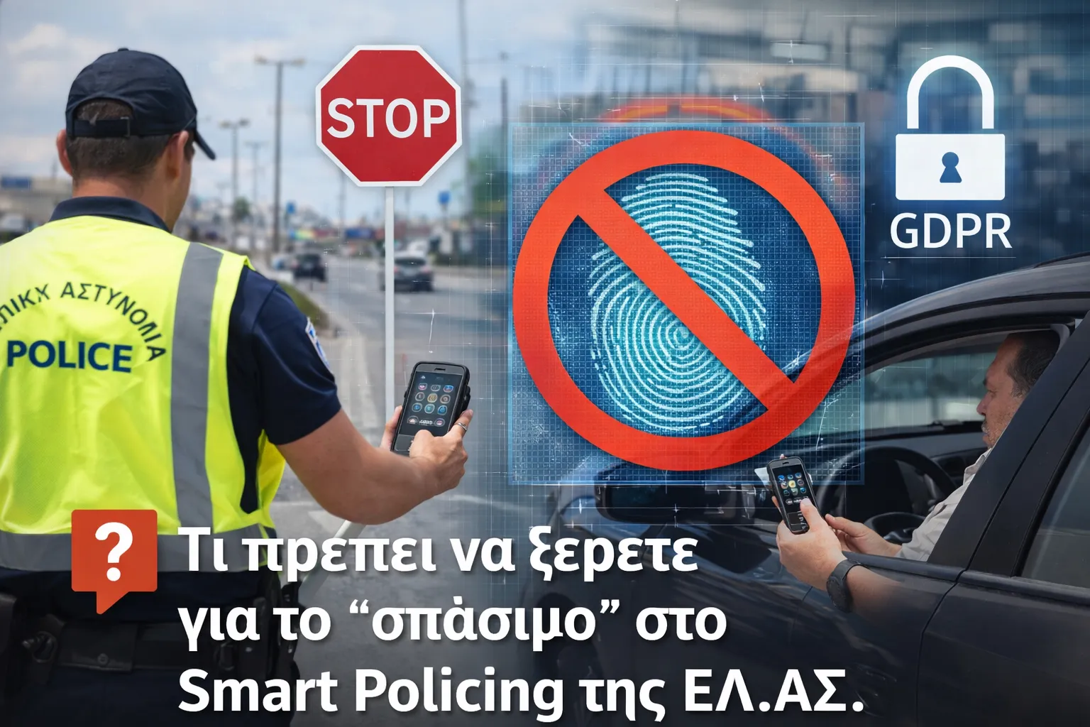«Στοπ» στο Smart Policing της ΕΛ.ΑΣ.: τι αποφάσισε η ΑΠΔΠΧ για τα βιομετρικά, τι σημαίνει για τους ελέγχους και τι πρέπει να γνωρίζει ο πολίτης