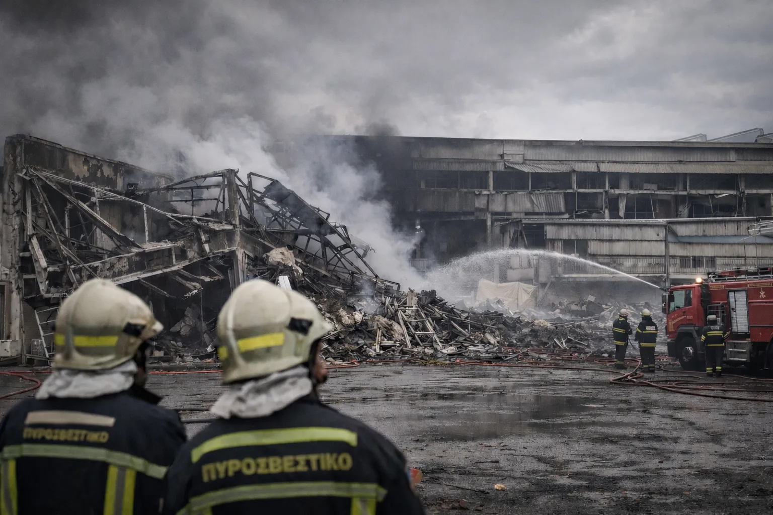 Τρίκαλα – Βιολάντα: έκρηξη και πυρκαγιά σε εργοστάσιο μπισκότων — τι γνωρίζουμε, τι ερευνάται και τι πρέπει να αλλάξει στην ασφάλεια εργασίας