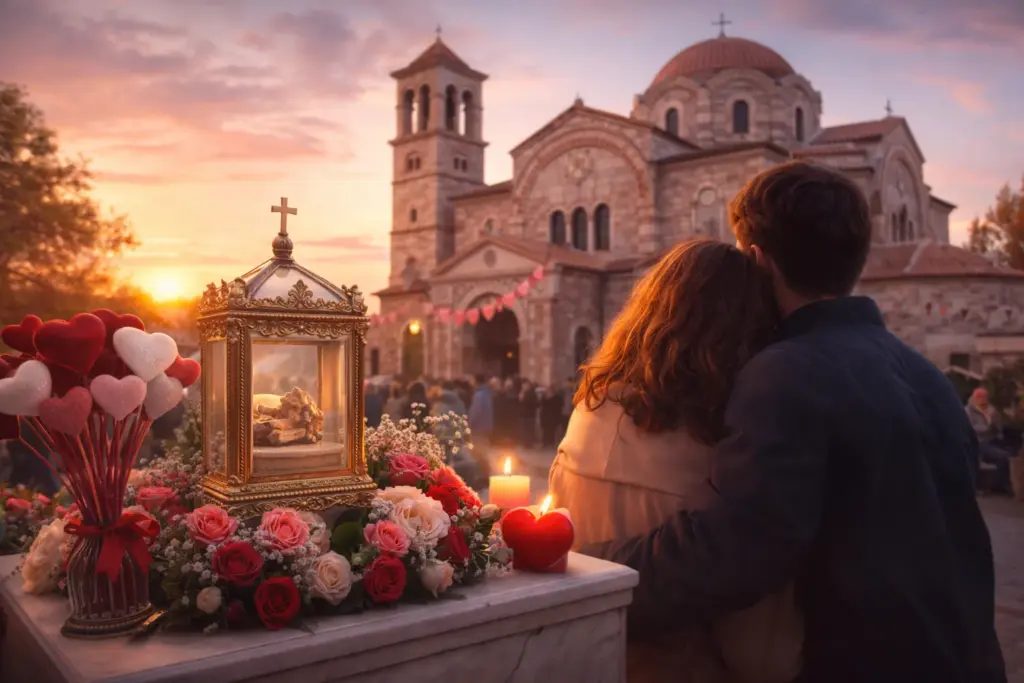 Saint Valentine’s Day in Greece: Mytilene’s special ceremonies and the relics of Saint Valentine