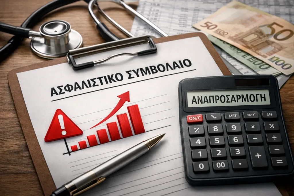 Αναπροσαρμογή ασφαλίστρων υγείας: γιατί αυξάνεται, ποιοι όροι σε «καίνε» και τι ζητάς γραπτώς