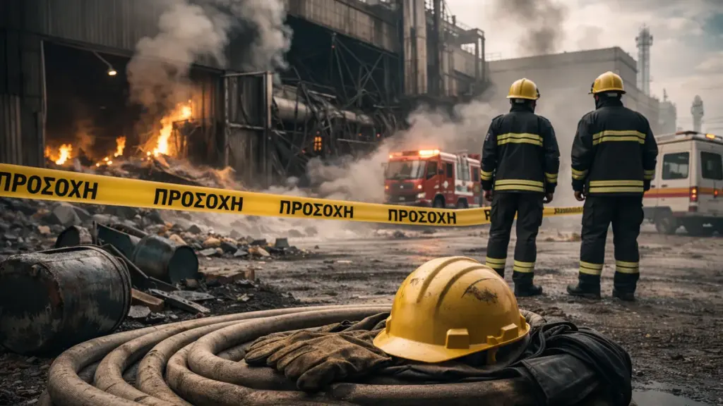 Εργατικό συμβάν σε βιομηχανία: τι σημαίνει η έρευνα, τι ισχύει θεσμικά και τι να περιμένουμε