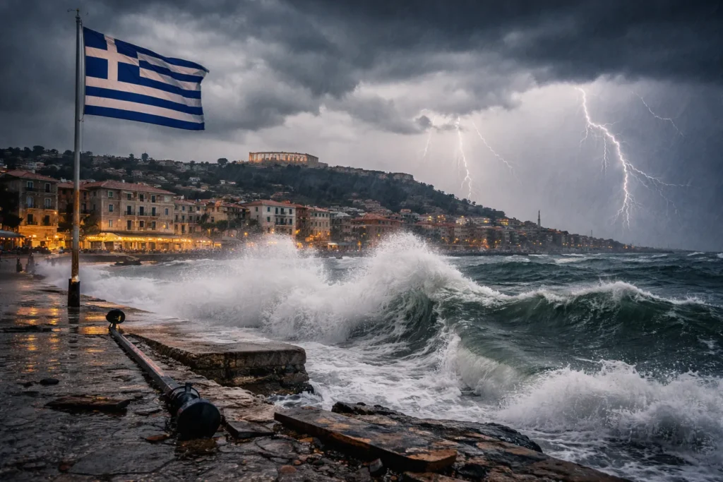 Κακοκαιρία Εξπρές στην Ελλάδα: Πτώση Θερμοκρασίας και Ισχυροί Άνεμοι