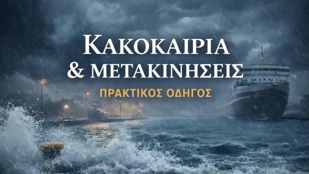 Κακοκαιρία και μετακινήσεις: τι να περιμένεις και πώς να προετοιμαστείς