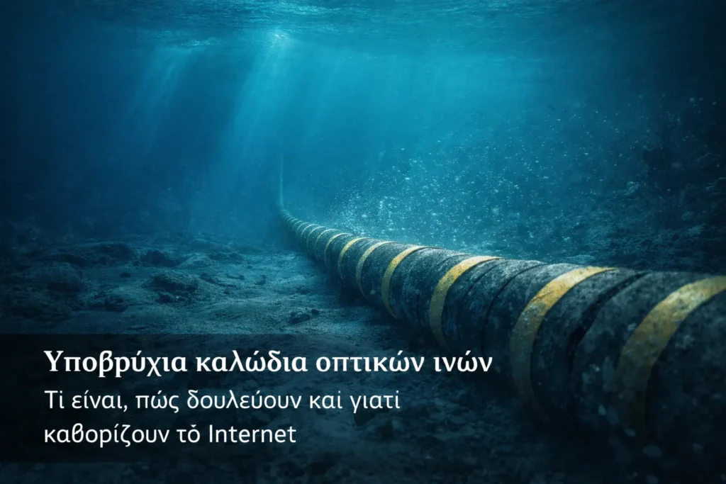 Υποβρύχια καλώδια οπτικών ινών: τι είναι, πώς λειτουργούν και γιατί καθορίζουν το Internet μιας χώρας