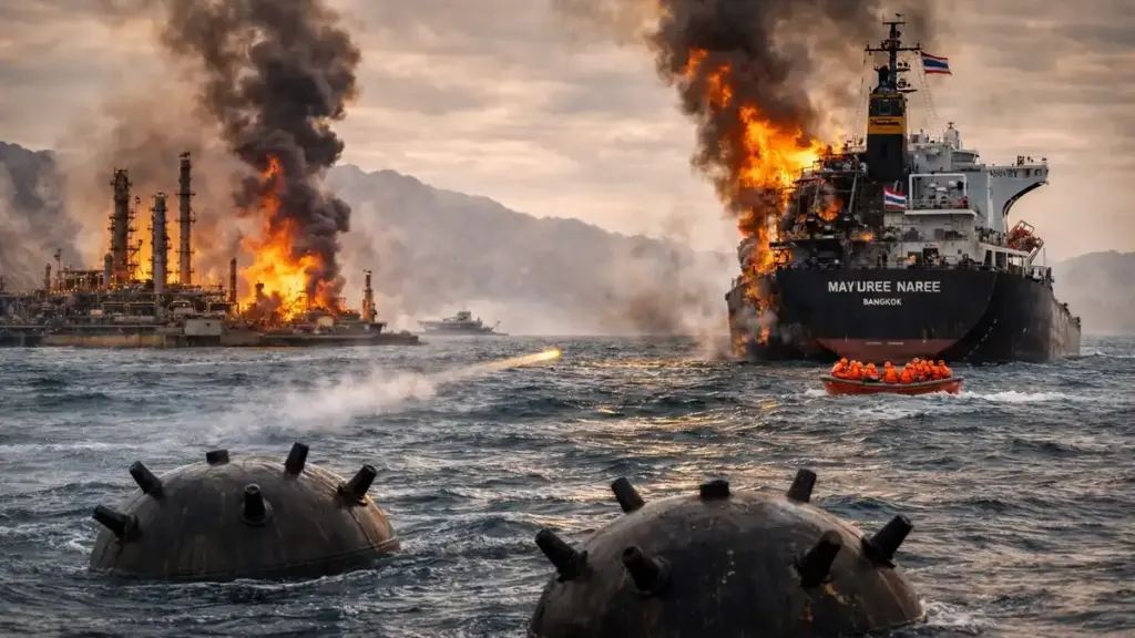 Strikes on energy infrastructure and a ship hit in the Strait of Hormuz: what is confirmed and why the crisis is deepening