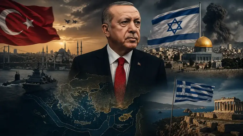 Ο Ερντογάν υψώνει περισσότερο τη φωνή του απέναντι στο Ισραήλ, αλλά η Ελλάδα παραμένει μέσα στο τουρκικό στρατηγικό κάδρο