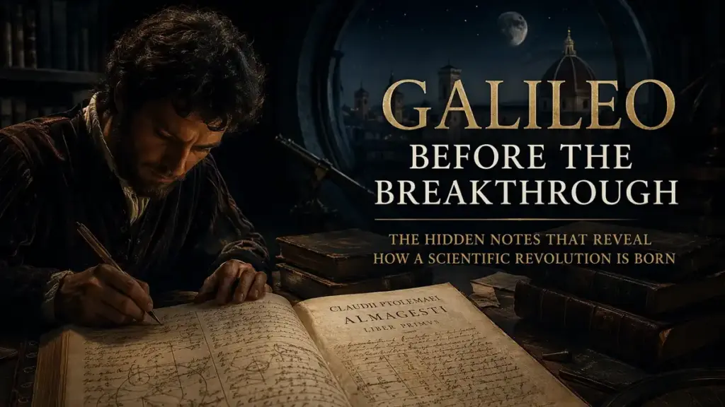 Galileo Before the Breakthrough: The Hidden Notes That Reveal How a Scientific Revolution Is Born