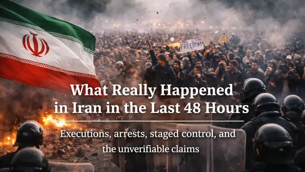 What Really Happened in Iran in the Last 48 Hours: Executions, Arrests, Staged Control, and the Claims That Still Have Not Been Verified