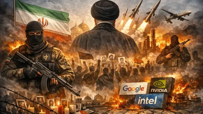 Θεσμική κινηματογραφική εικόνα για το καθεστώς της Τεχεράνης στο Ιράν, την περιφερειακή απειλή και τη γεωπολιτική κρίση στη Μέση Ανατολή