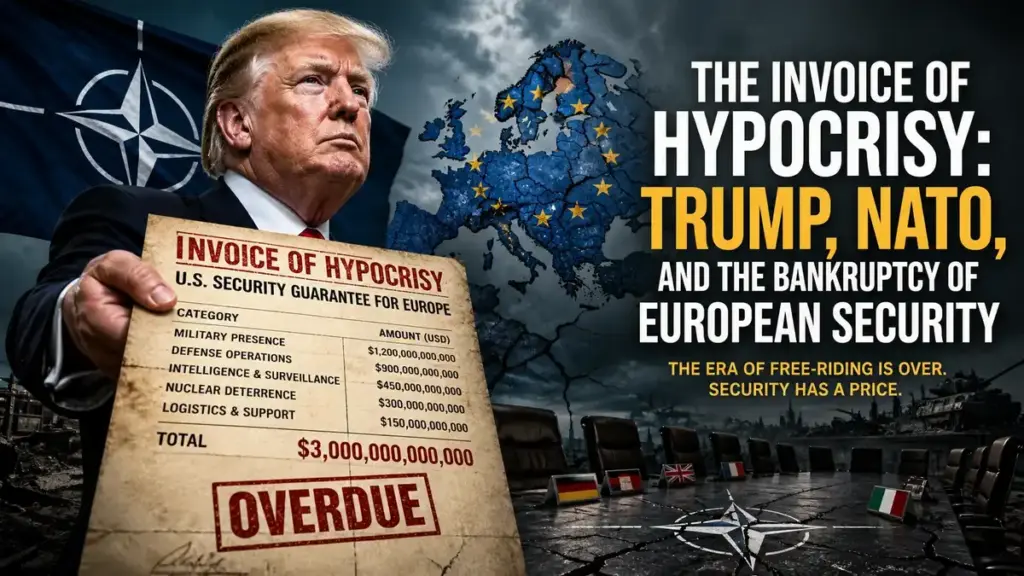 The Invoice of Hypocrisy: Trump, NATO, and the Bankruptcy of European Security